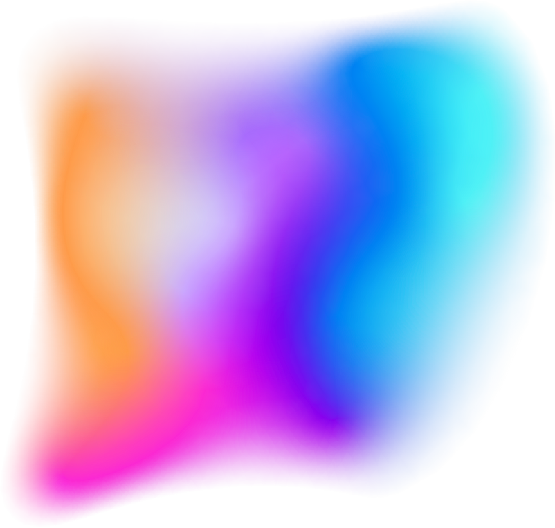 Gradient Blur Orange Purple Blue Green